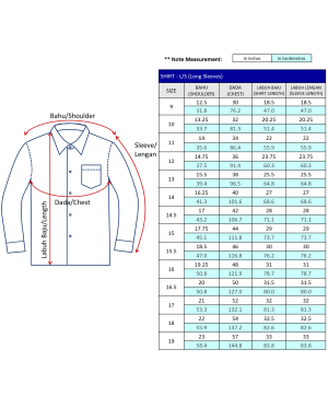 Plus Large Big Size Custom Made Special Made Short Sleeve All Color Uniform Baju Tempahan Saiz Besar Semua Warna