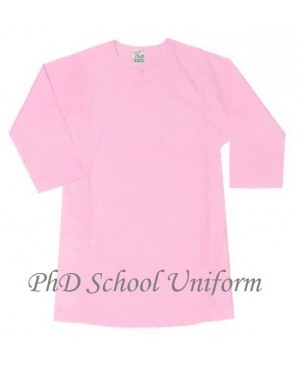 PhD School Uniform Size 20-28,SS,S,M,L,XL,XXL) Pink Merah Jambu Baju Kurung Sekolah Berkualiti Lembut Selesa