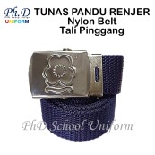 PhD PPPM Tunas Pandu Renjer Puteri Navy Nylon Belt | Tali Pinggang Nylon Pandu Puteri Pengakap Biru Tu