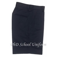 Phd School Uniform Short Pants-NAVY | Seluar Pendek Sekolah-BIRU TUA